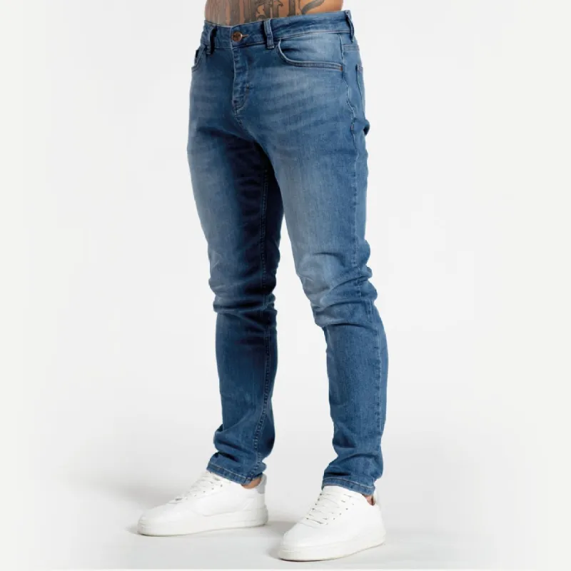 Diaz Loose Fit Jeans - Dark Blue sold by be inspired
