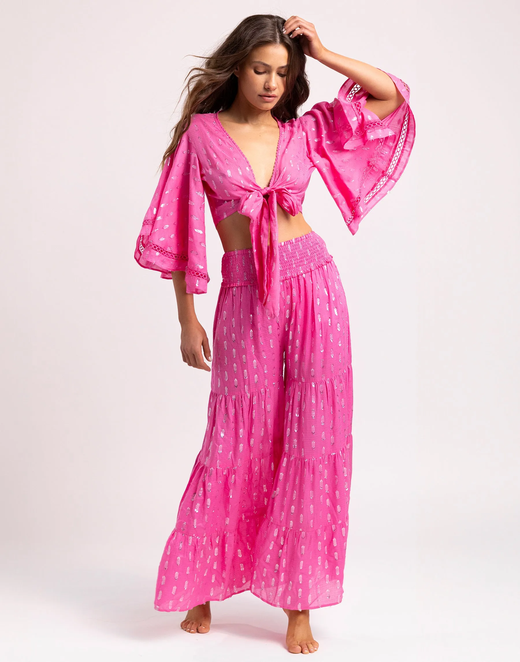 Astrid Pant - Pink sold by Beach Bunny product image thumbnail 3