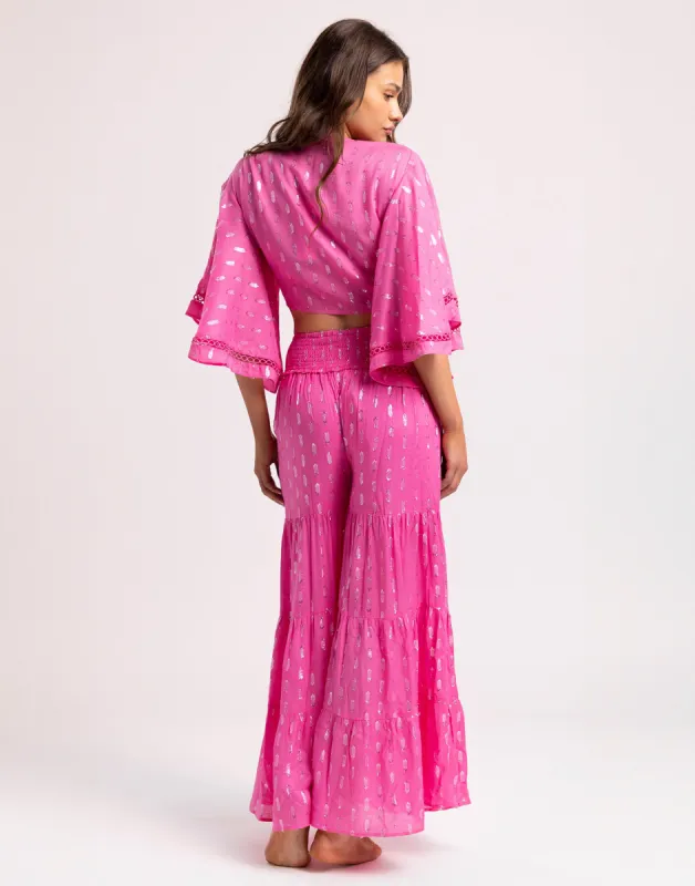 Astrid Pant - Pink sold by Beach Bunny