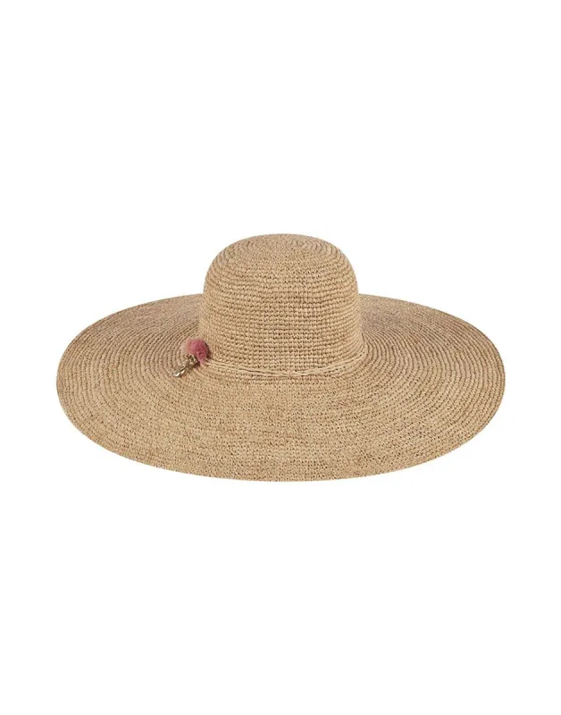 Mara Lux Hat by Florabella - Gold/Dulce made by Beach Bunny