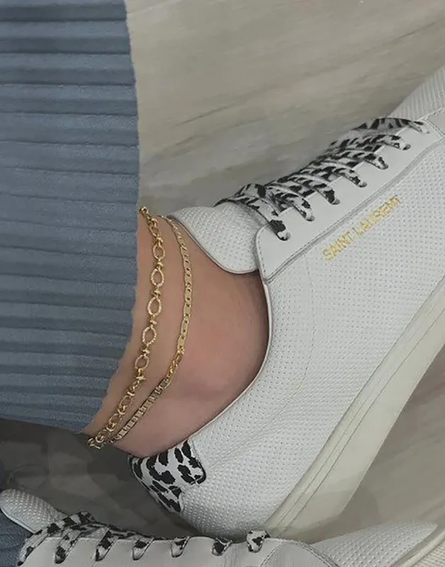 Dana Anklet by Sahira Jewelry Design - Gold sold by Beach Bunny