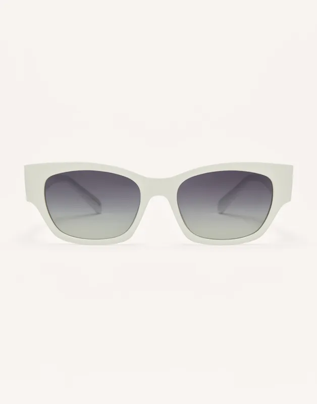 Roadtrip Sunglasses by Z Supply - White sold by Beach Bunny