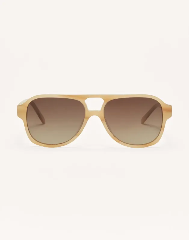 Good Time Sunglasses by Z Supply - Dune sold by Beach Bunny
