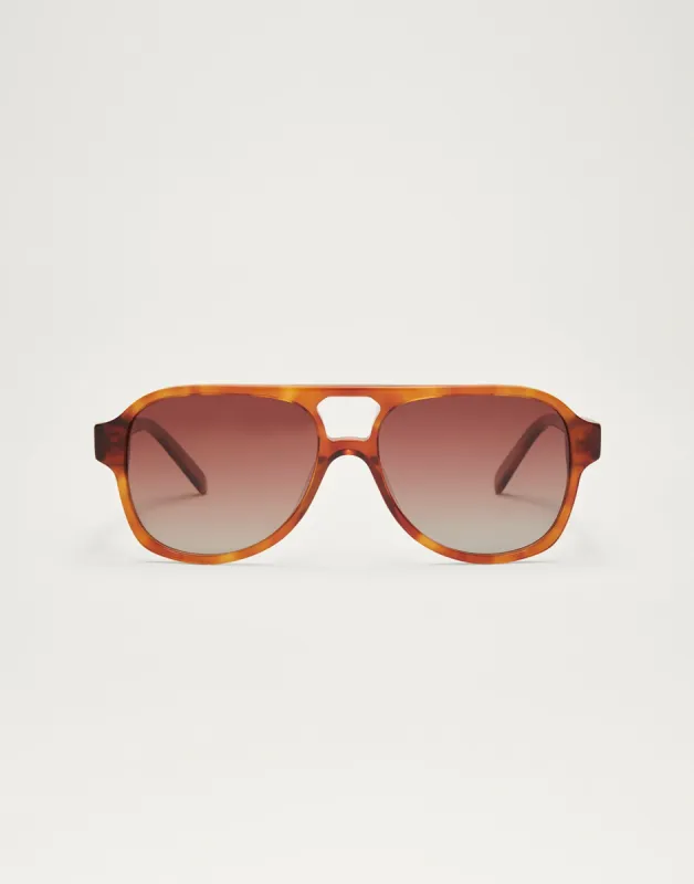 Good Time Sunglasses by Z Supply - Brown Tortoise sold by Beach Bunny