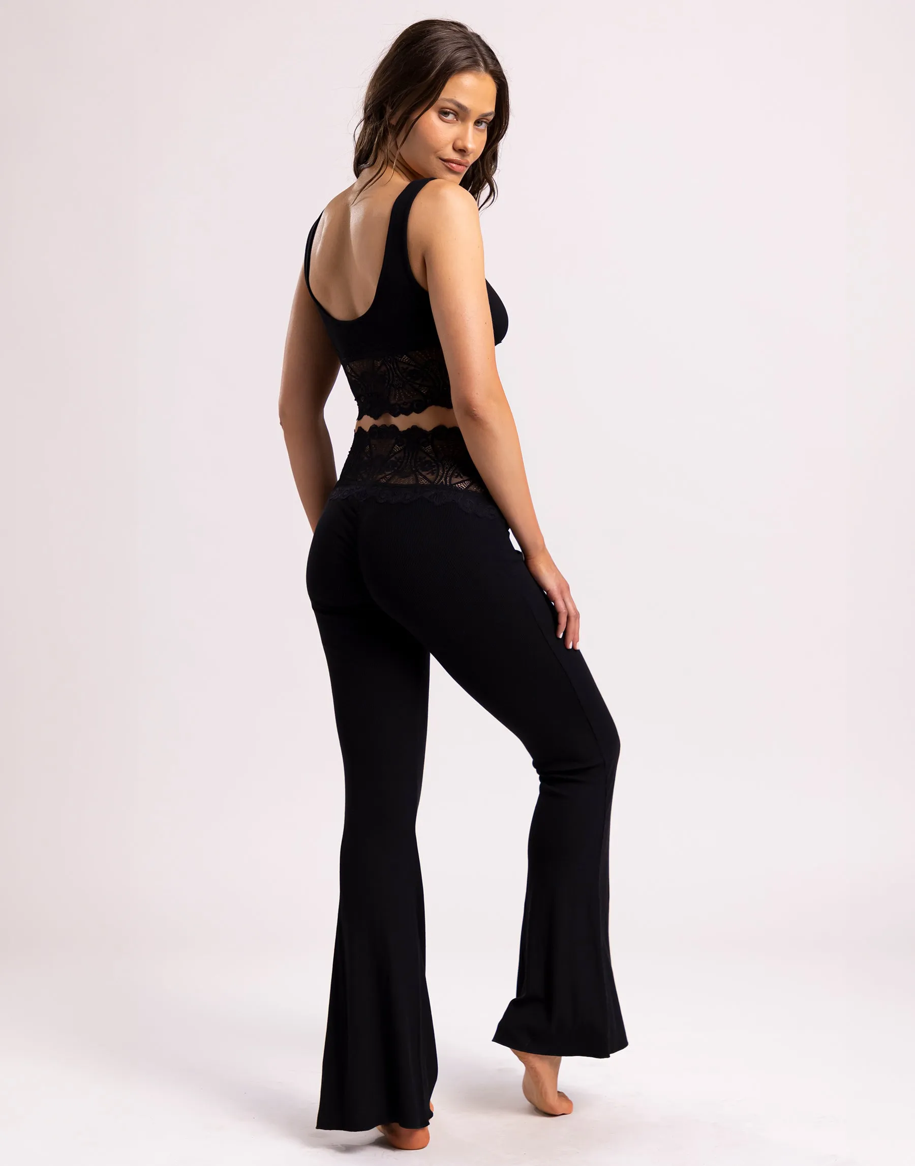 Anise Pant - Black sold by Beach Bunny