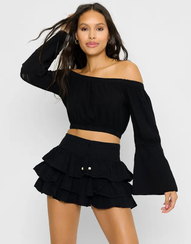 Dove Top - Black sold by Beach Bunny