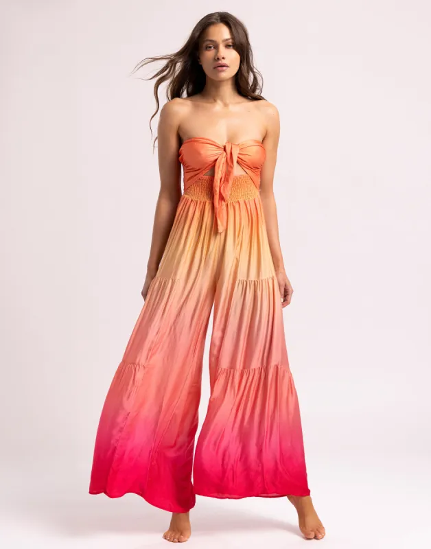 Dip Dye Jumpsuit - Sunset Ombre sold by Beach Bunny