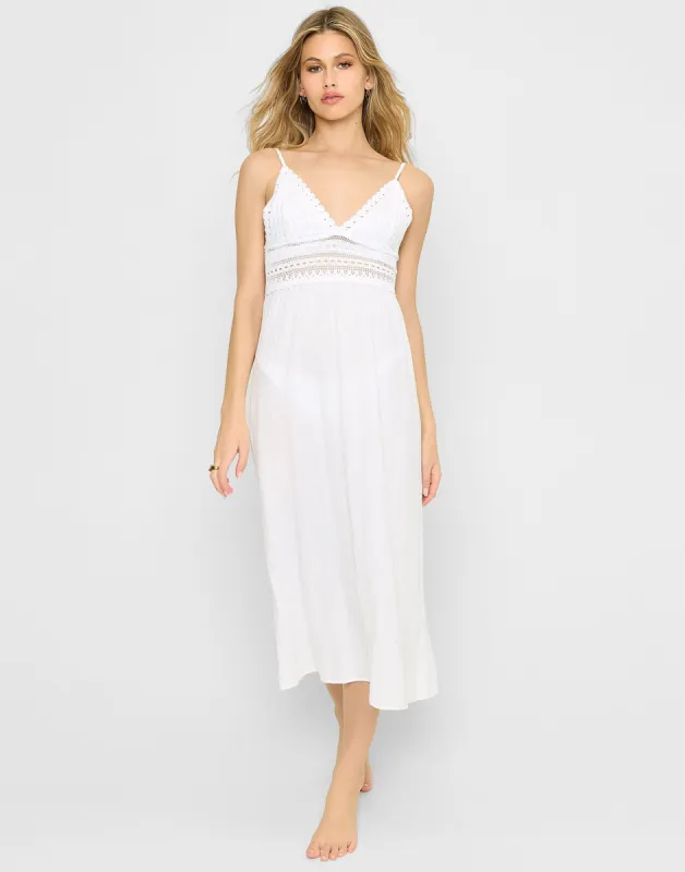 Maya Dress - White sold by Beach Bunny