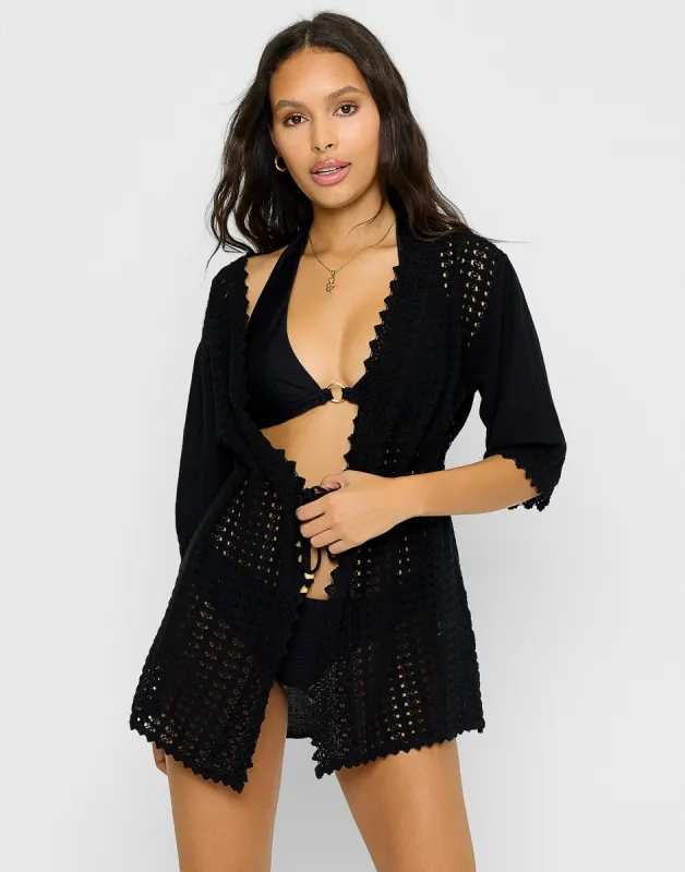 Eva Dress - Black sold by Beach Bunny