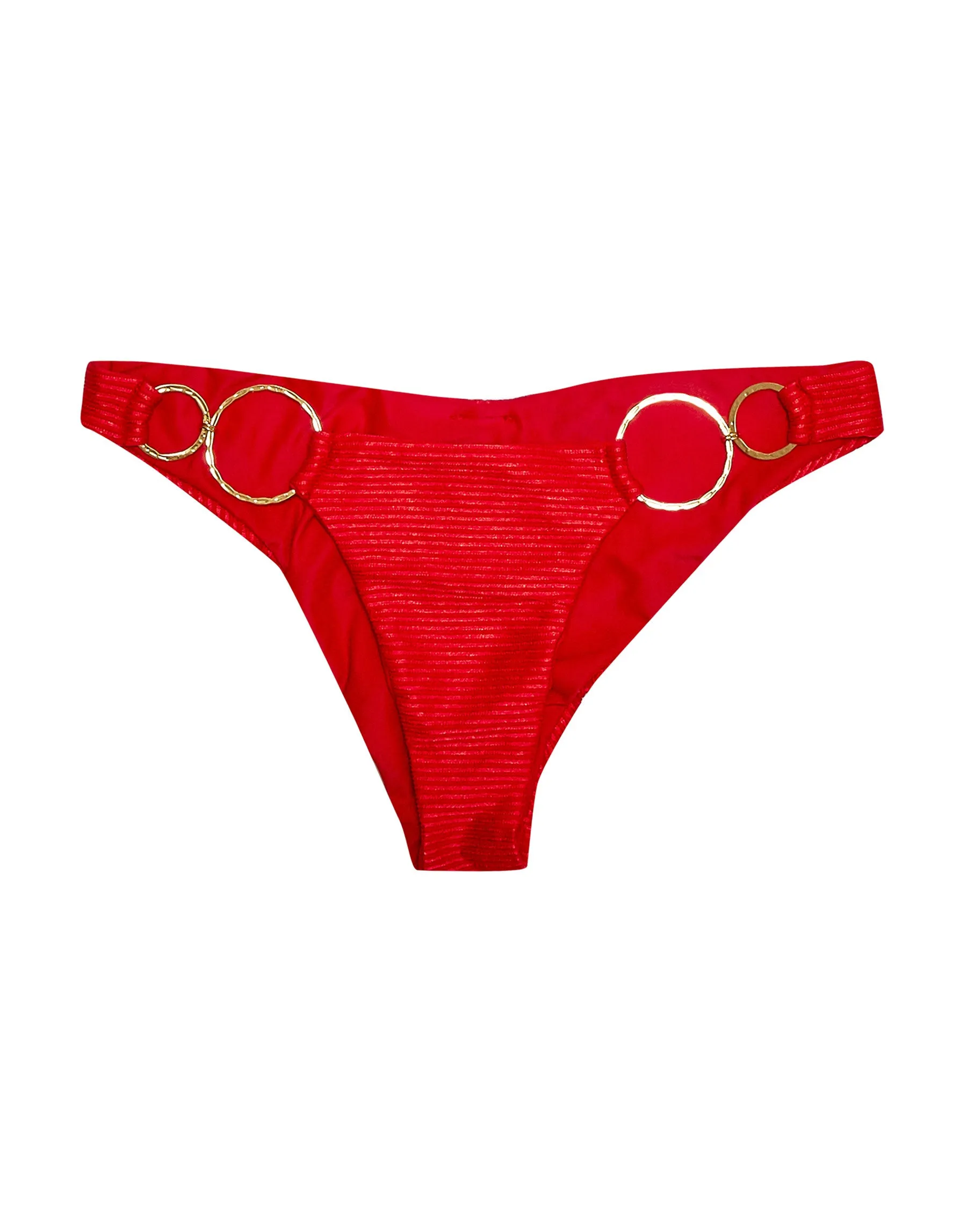 Nadia Skimpy Bottom - Red Rib sold by Beach Bunny product image thumbnail 2