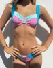 Karter Bralette Top - Pink/Frozen/Blue sold by Beach Bunny