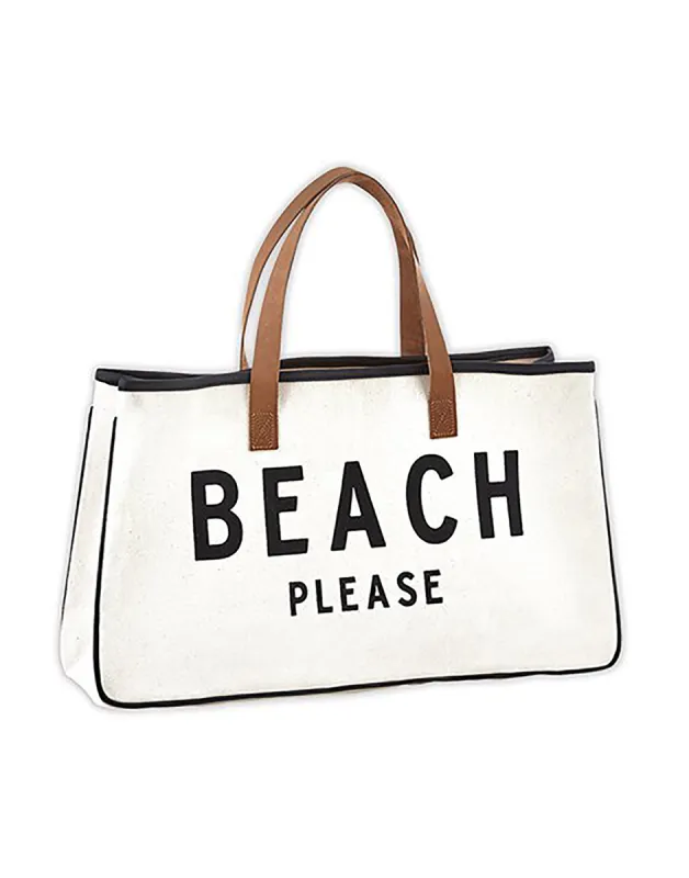 Beach Please Tote by Santa Barbara Design Studio - Canvas sold by Beach Bunny