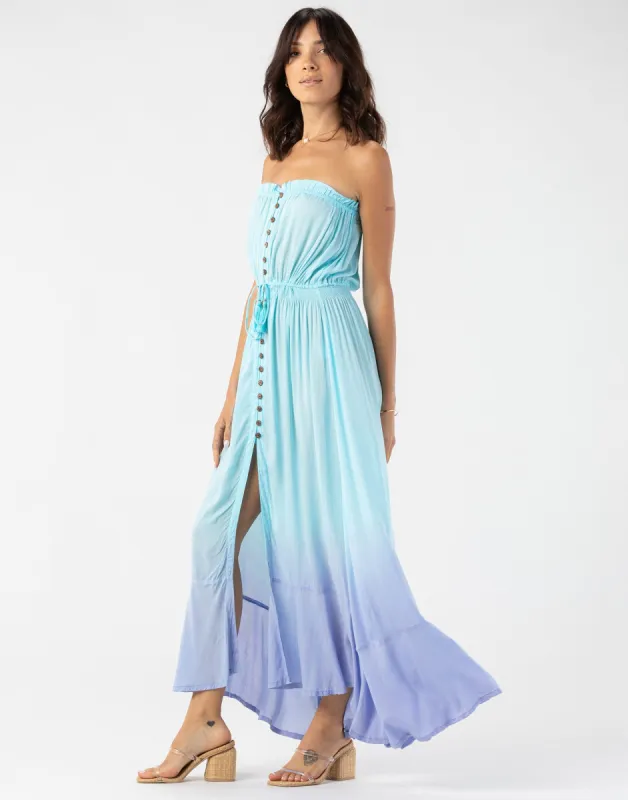 Ryden Maxi Dress by Tiare Hawaii - Aqua Lavender Ombre made by Tiare Hawaii