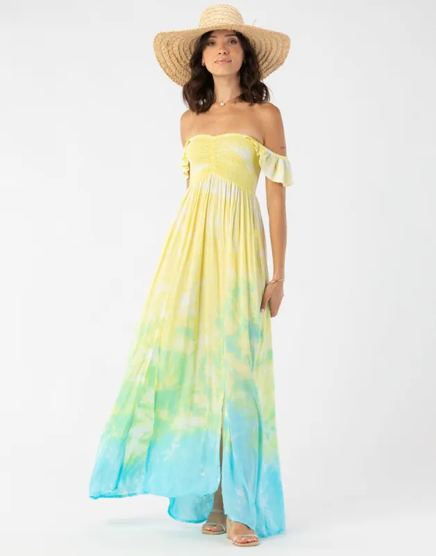 Hollie Maxi Dress by Tiare Hawaii - Yellow Ombre sold by Beach Bunny
