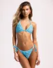 Hard Summer Triangle Top - Turquoise sold by Beach Bunny