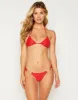 Nadia Triangle Top - Red Rib sold by Beach Bunny