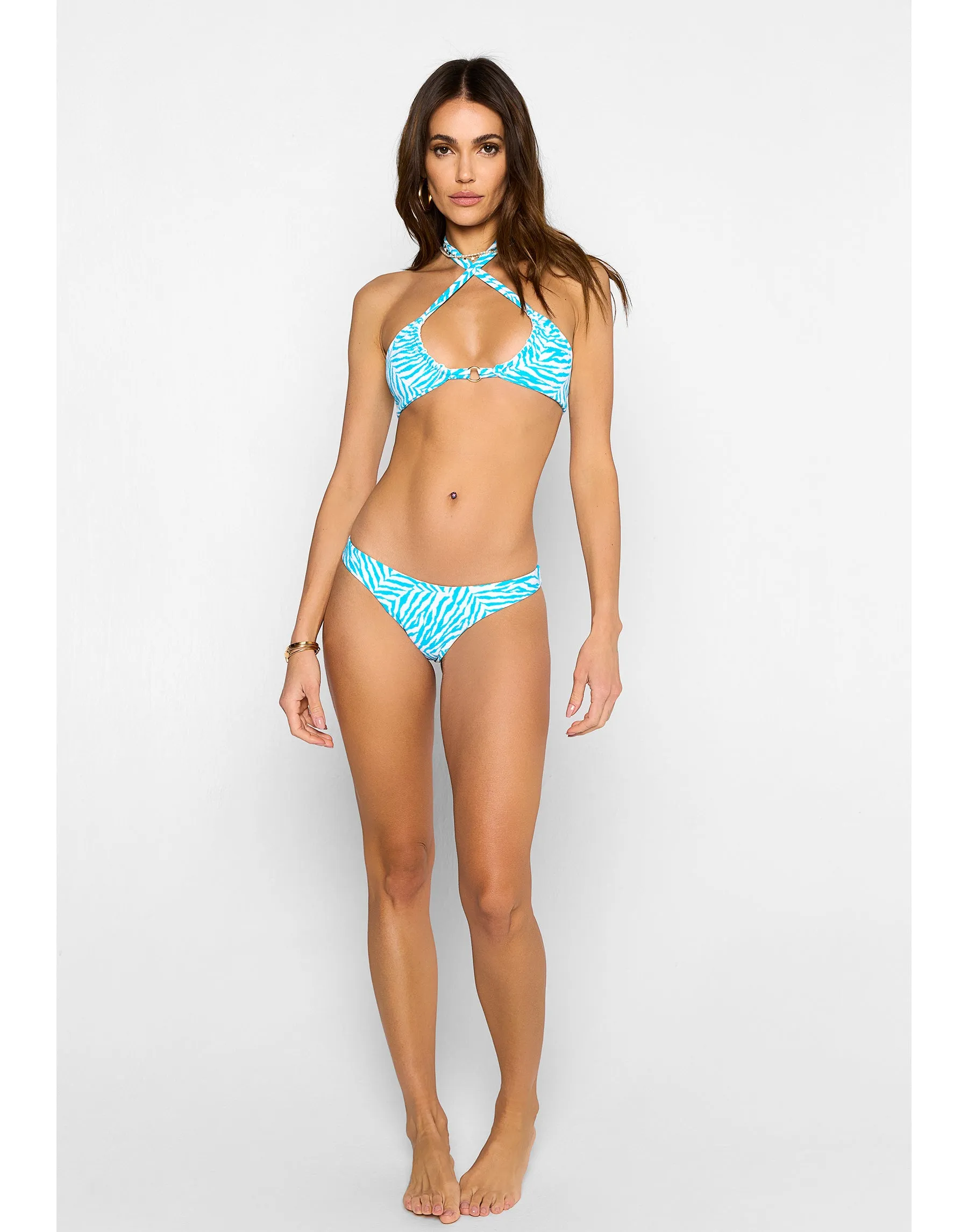 Sydney Tango Bottom - Seablue Tiger sold by Beach Bunny product image thumbnail 2