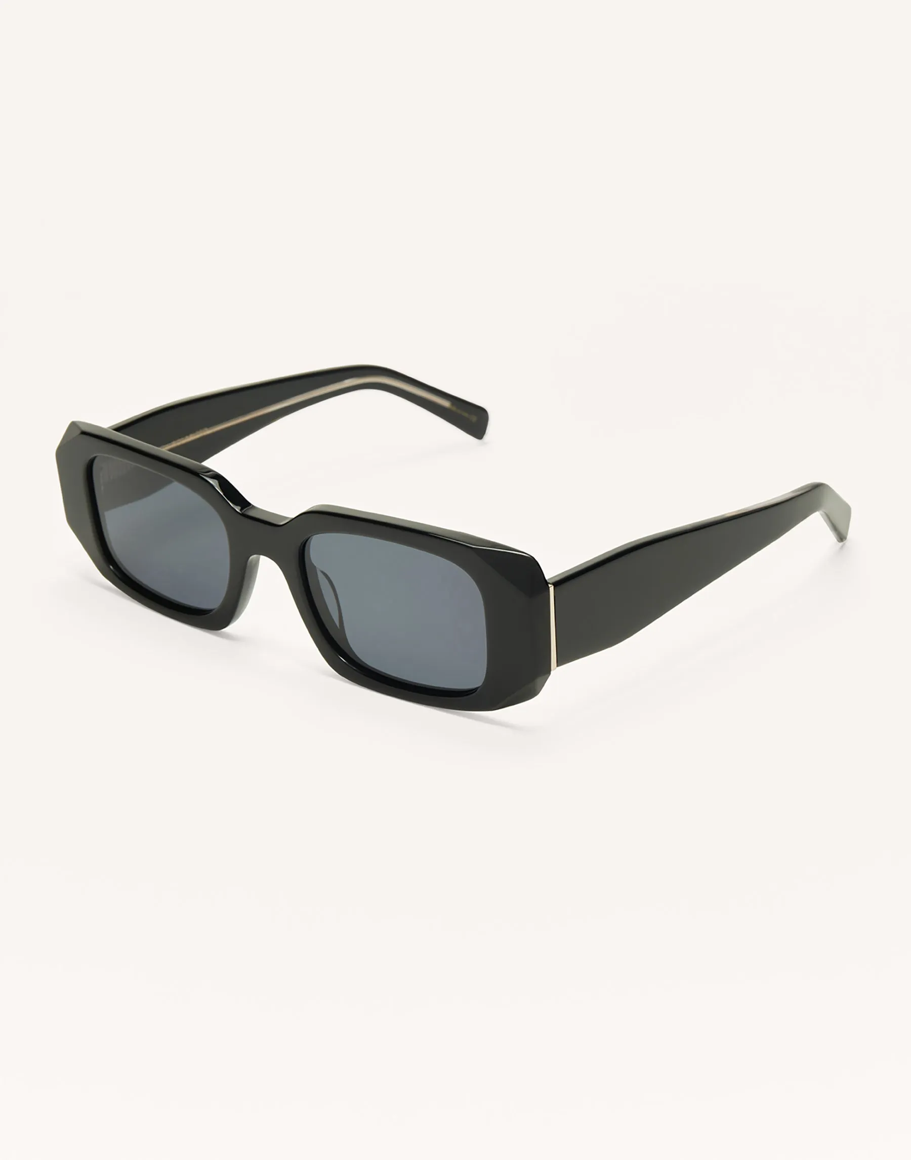 Off Duty Sunglasses by Z Supply - Polished Black sold by Beach Bunny product image thumbnail 2