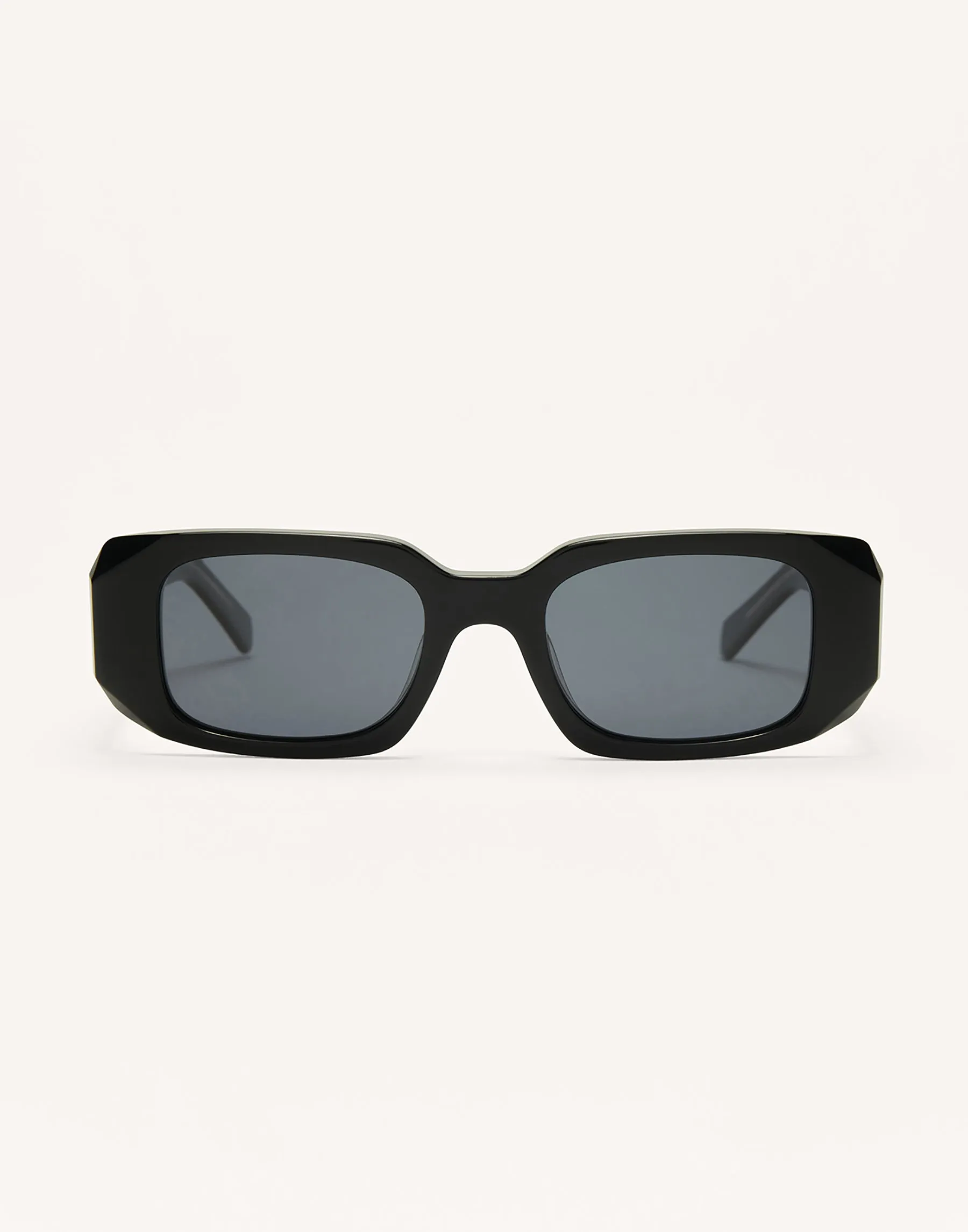 Off Duty Sunglasses by Z Supply - Polished Black sold by Beach Bunny