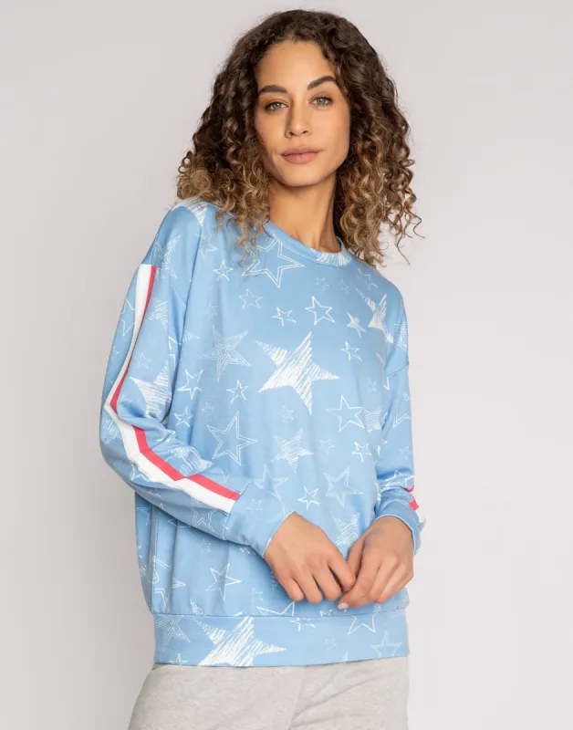 Star Spangled Top by P.J. Salvage - Tranquil Blue made by P.J. Salvage