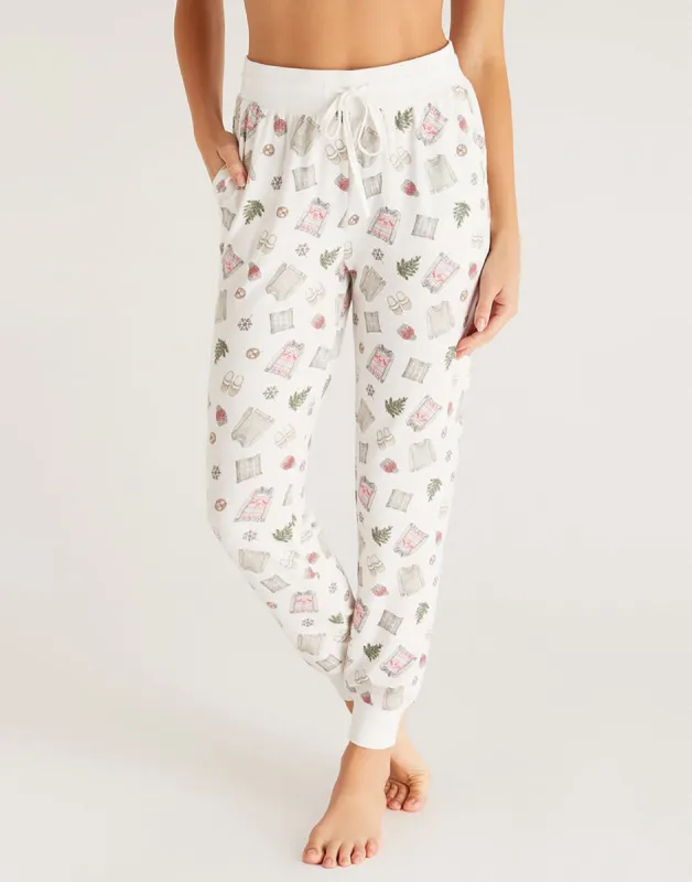 Comfy Cozy Vibes Jogger by Z Supply - Vanilla Ice sold by Beach Bunny