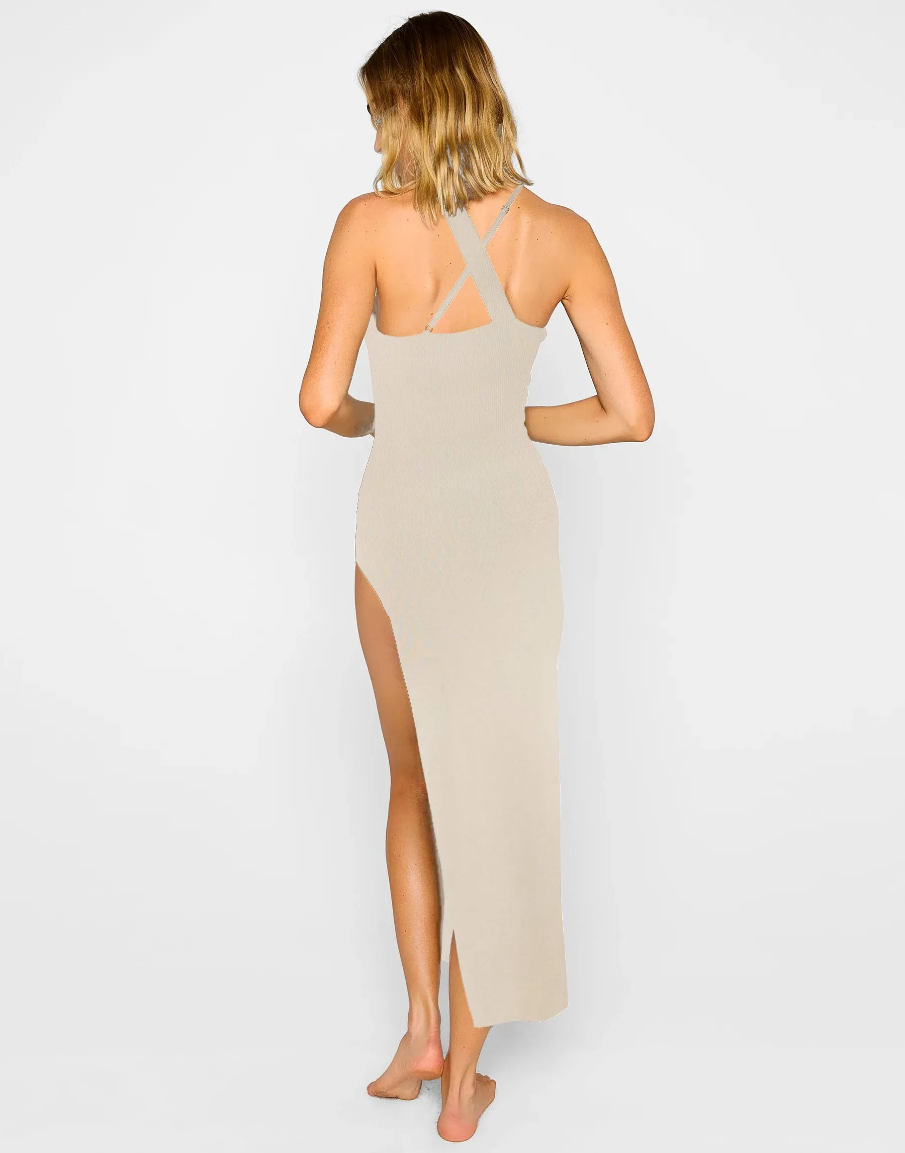 Cross Your Heart Maxi Dress by Summer Haus - Stone sold by Beach Bunny product image thumbnail 2