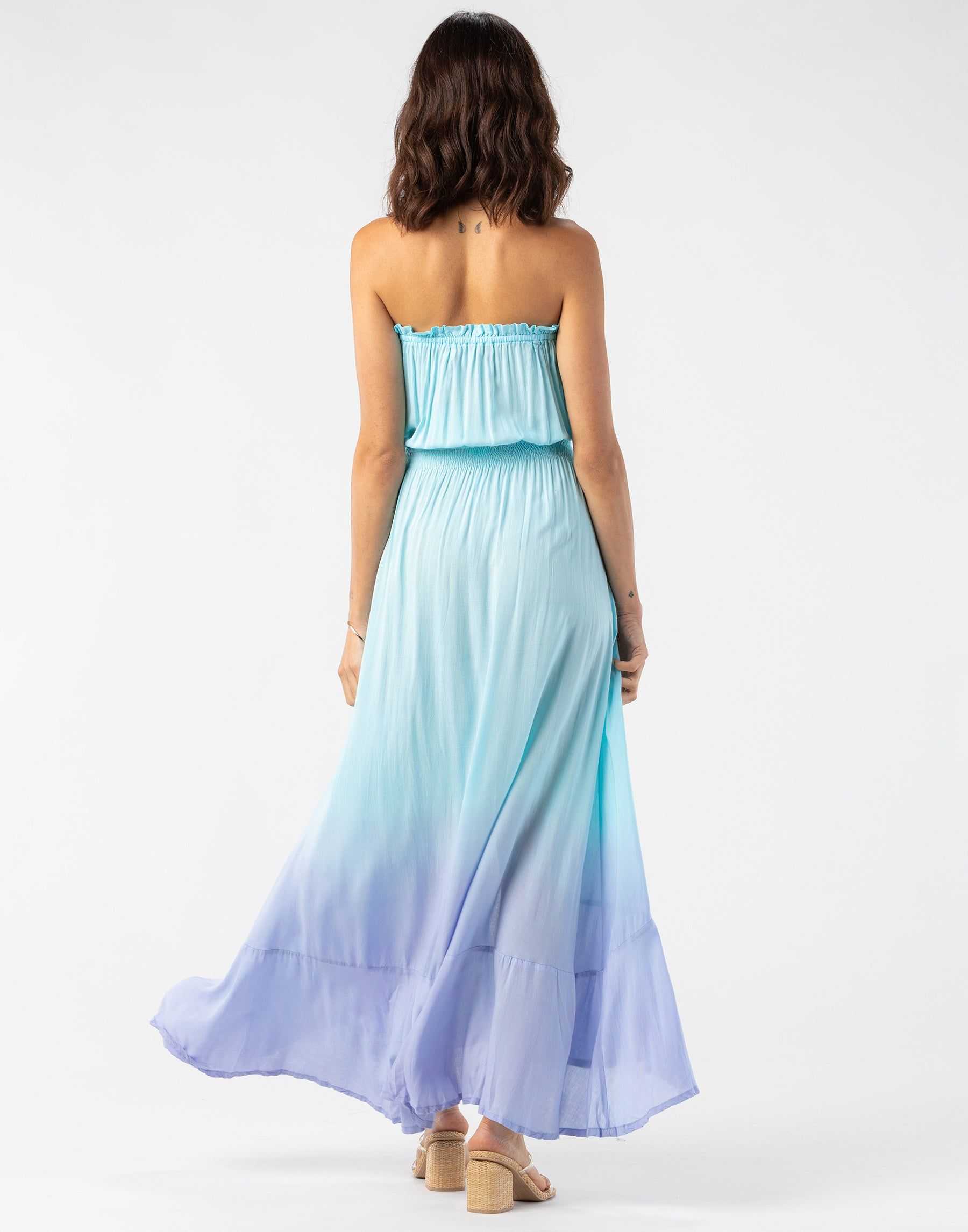 Ryden Maxi Dress by Tiare Hawaii - Aqua Lavender Ombre sold by Beach Bunny product image thumbnail 2