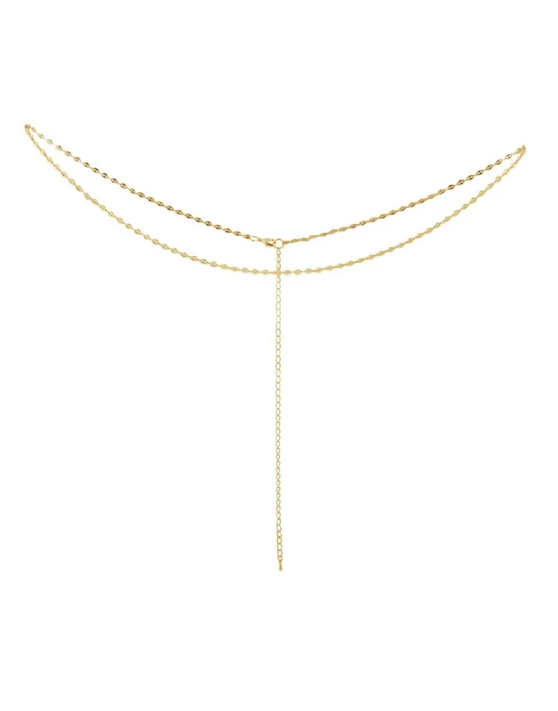 Lorena Belly Chain by Sahira Jewelry Design - Gold sold by Beach Bunny