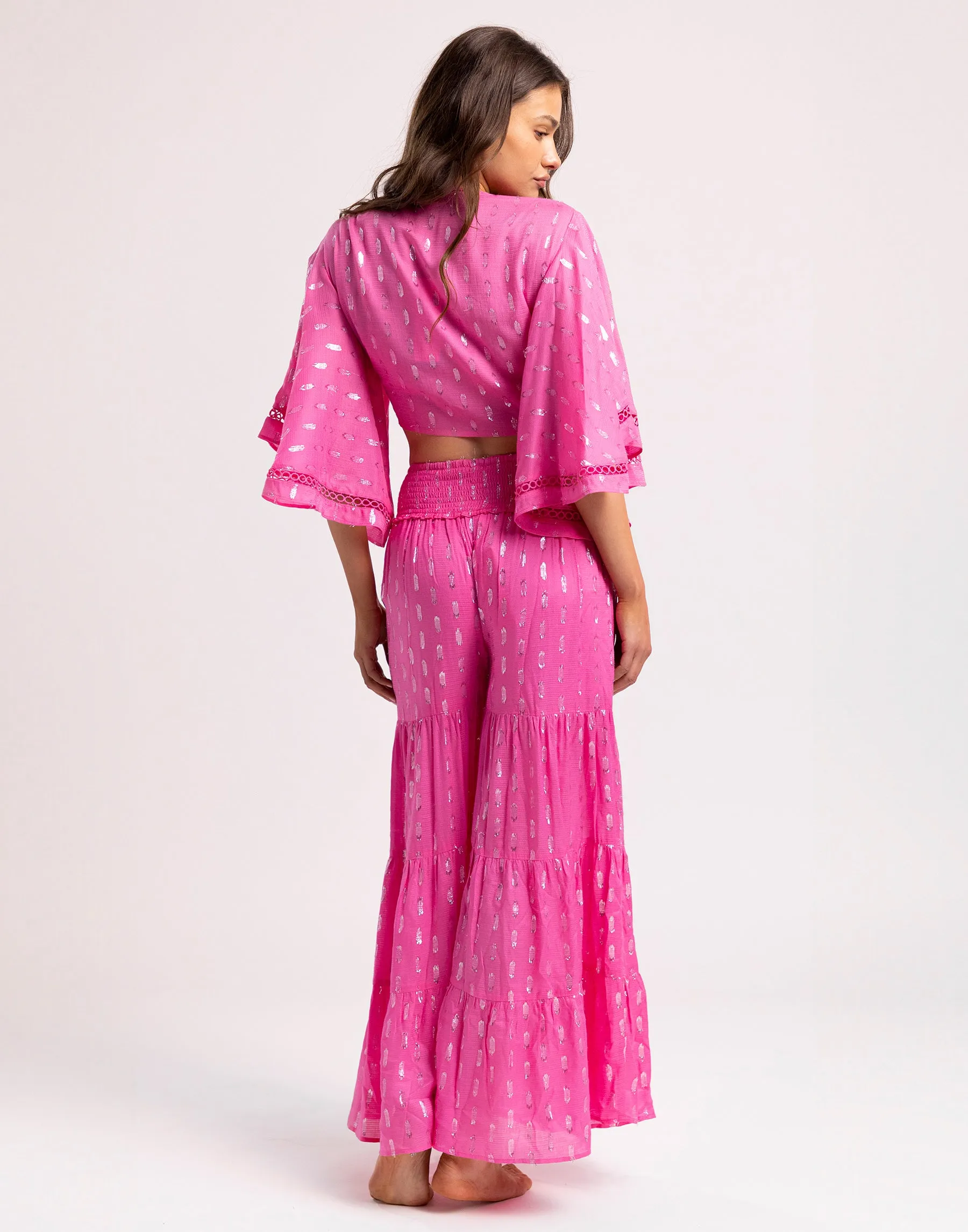 Astrid Crop - Pink sold by Beach Bunny product image thumbnail 2