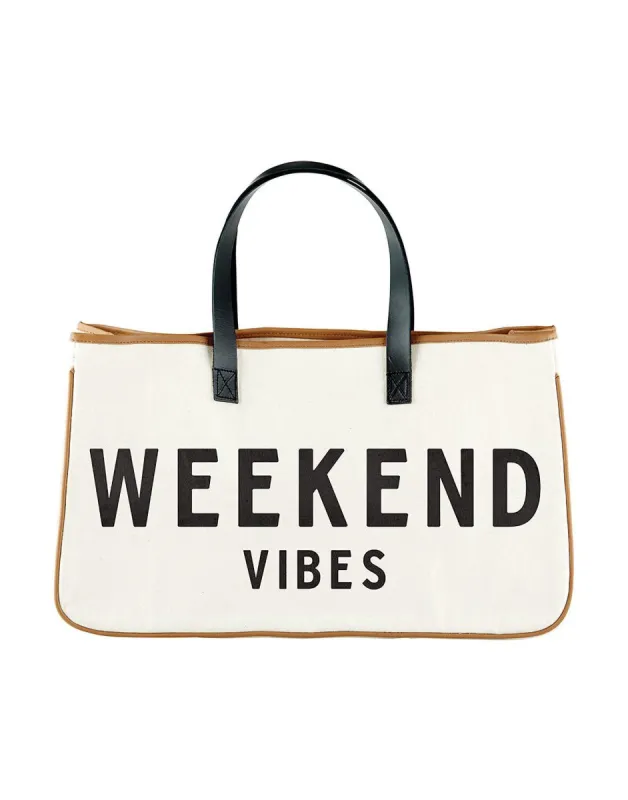 Weekend Vibes Tote by Santa Barbara Design Studio - Canvas sold by Beach Bunny