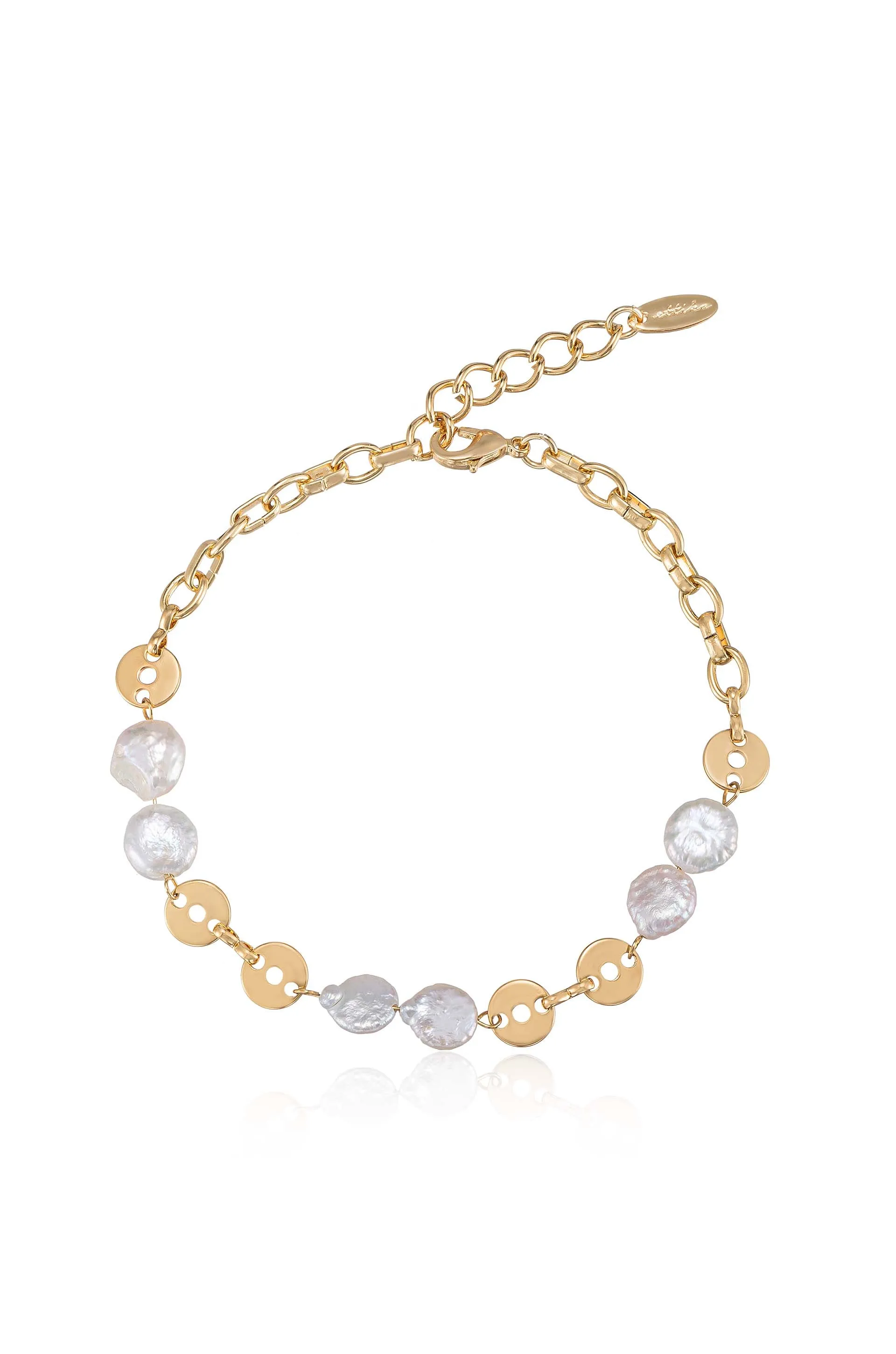 Legacy Pearl Anklet by Ettika sold by Beach Bunny product image thumbnail 2