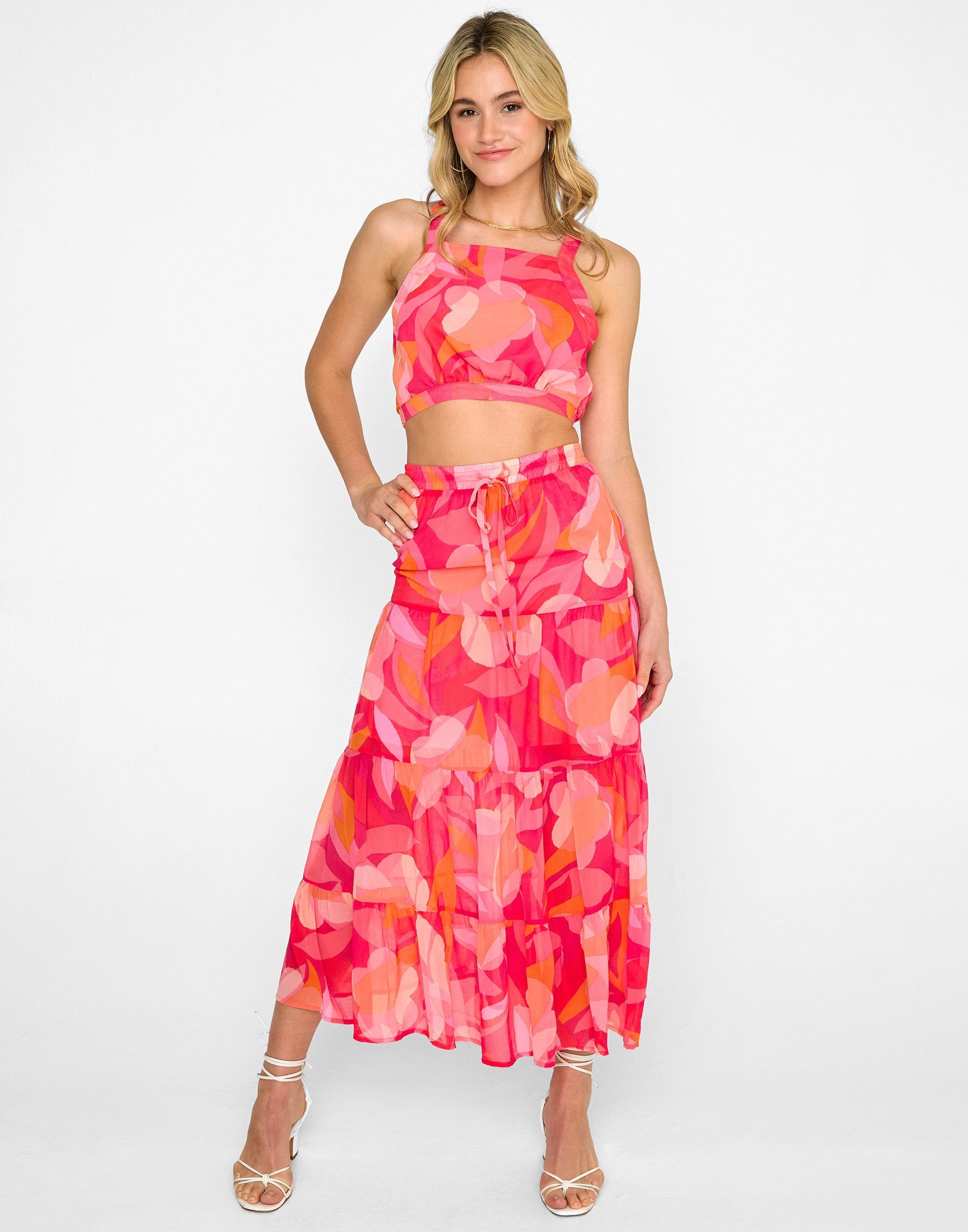 Flora Set by Summer Haus - Fuschia sold by Beach Bunny