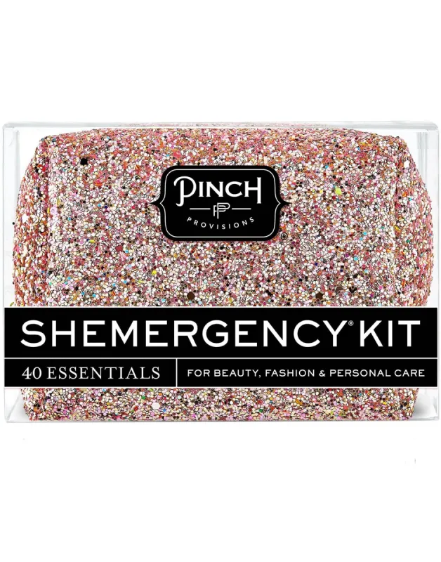 Glitter Bomb Shemergency Kit by Pinch Provisions - Rose Gold made by Beach Bunny