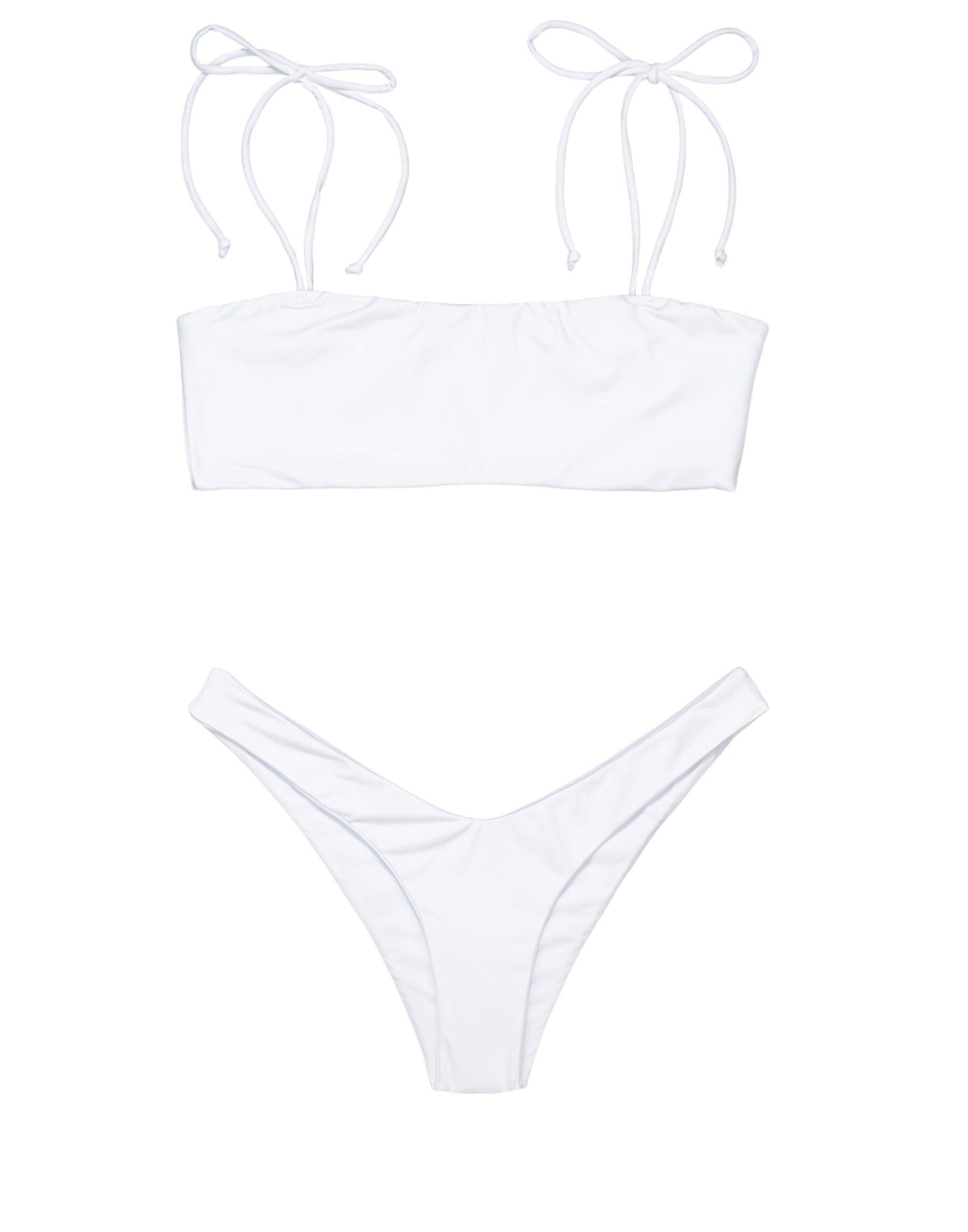 Luna Bralette Top - White sold by Beach Bunny product image thumbnail 5