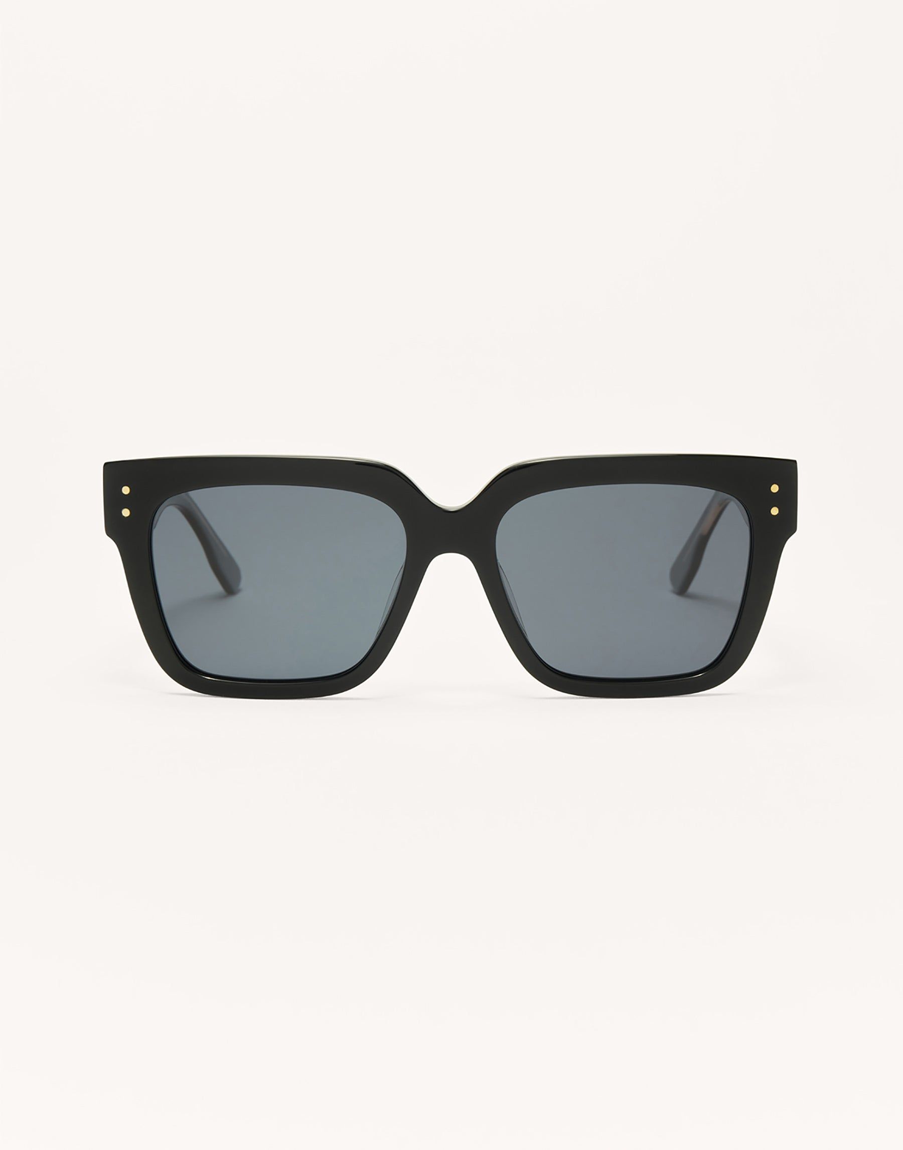 Brunch Time Sunglasses by Z Supply - Polished Black sold by Beach Bunny