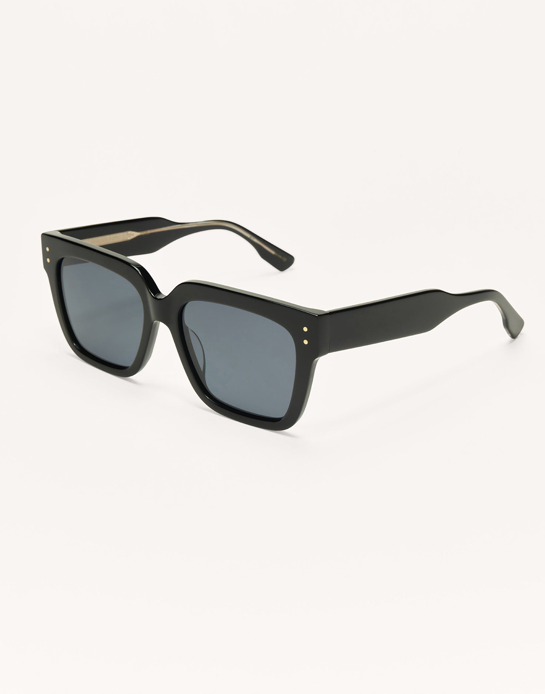 Brunch Time Sunglasses by Z Supply - Polished Black sold by Beach Bunny product image thumbnail 2