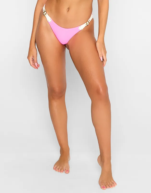 Wicked Games Skimpy Bottom - Shocking Pink sold by Beach Bunny
