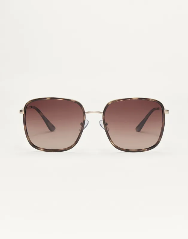 Escape Sunglasses by Z Supply - Brown Tortoise made by Z Supply