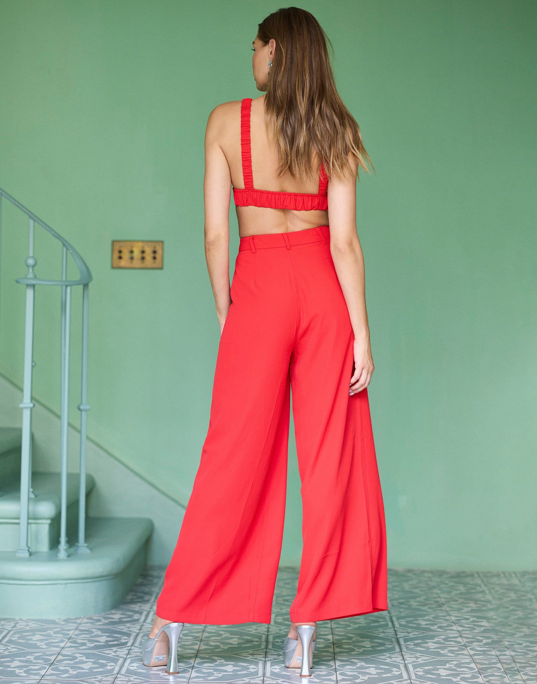 Edie Trouser by Summer Haus - Red sold by Beach Bunny product image thumbnail 2