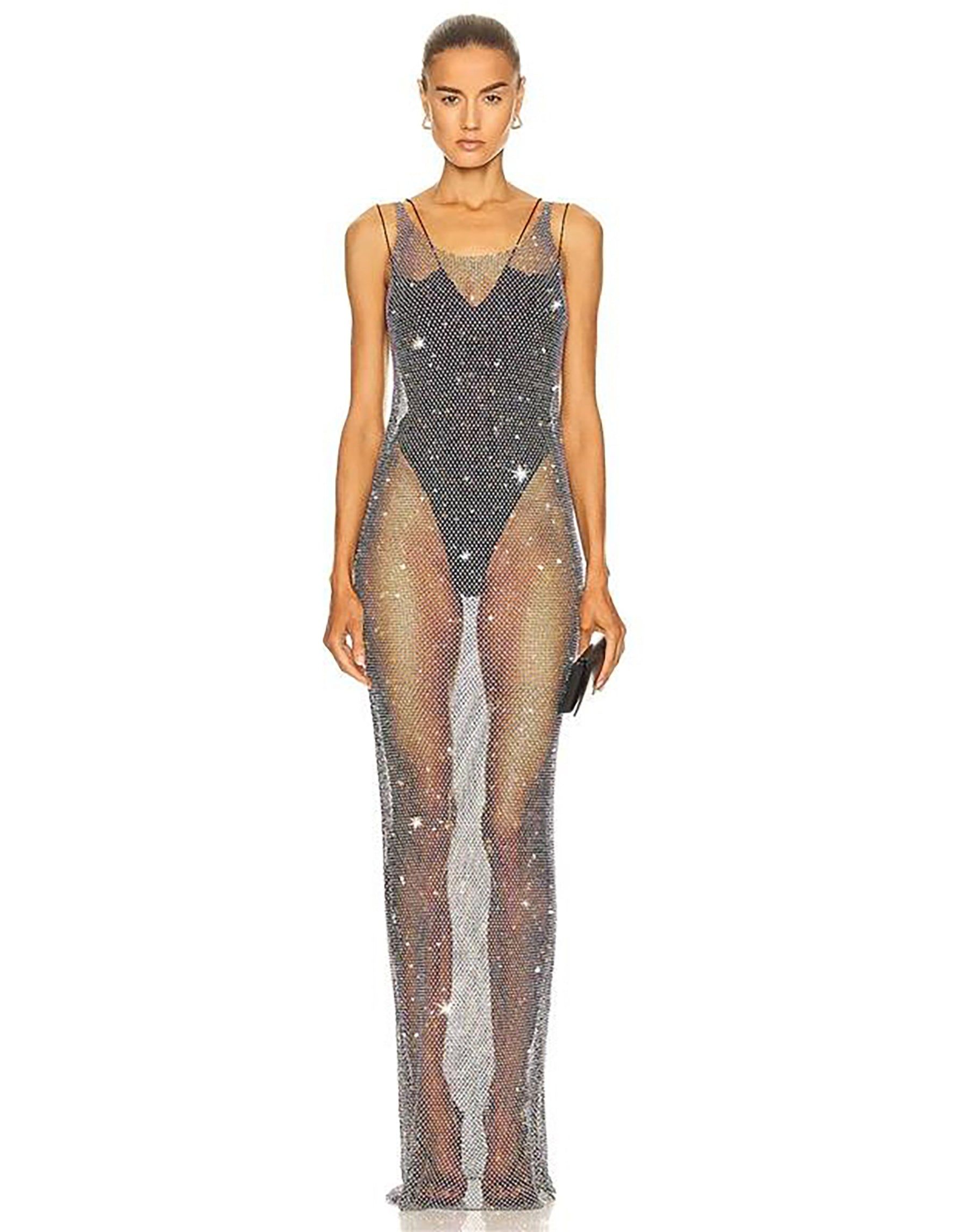 Sydney Maxi Dress by Santa Brands - Dark Blueberry sold by Beach Bunny