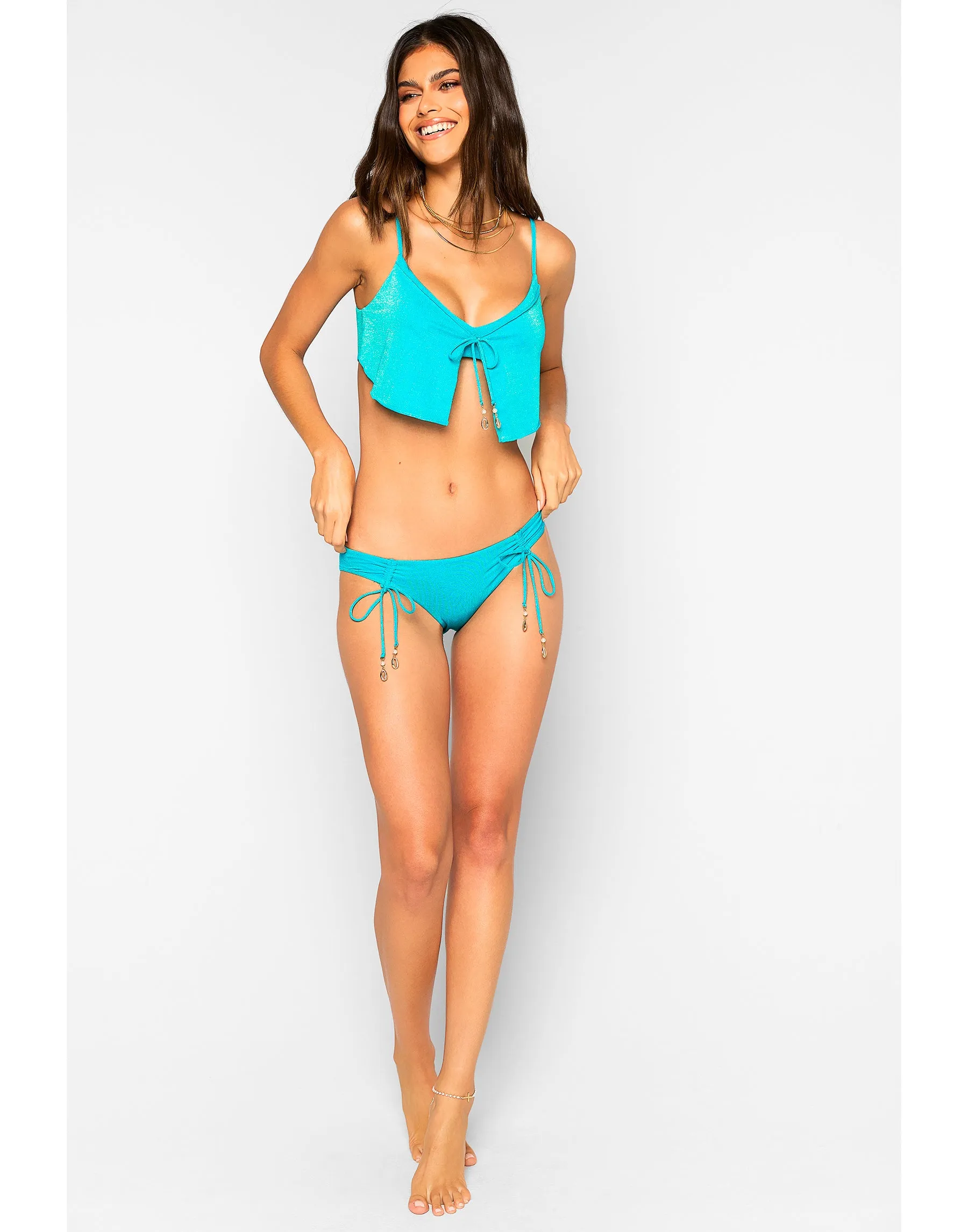 Keoni Full Bottom - Teal sold by Beach Bunny product image thumbnail 2