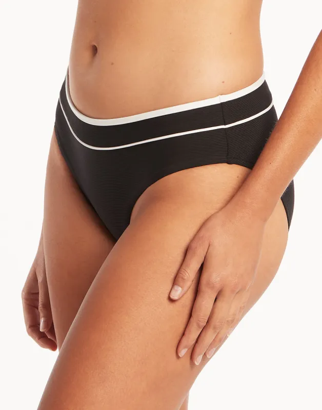 Elite Mid Bottom by Sea Level - Black made by Beach Bunny
