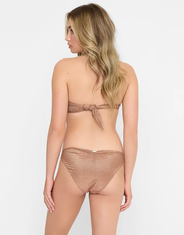 Nadia Full Bottom - Glitter Nude sold by Beach Bunny