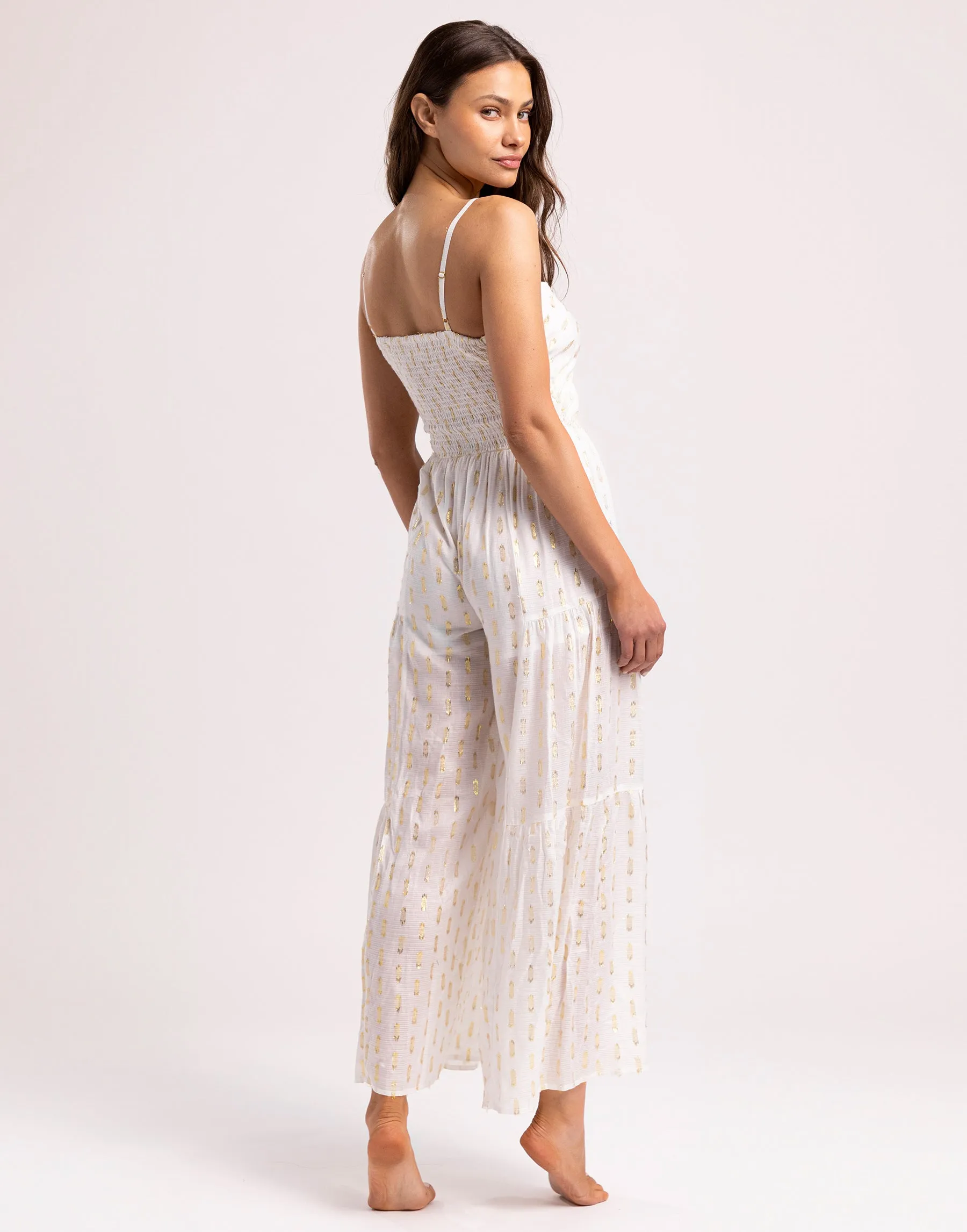 Ray Jumpsuit - White sold by Beach Bunny product image thumbnail 2