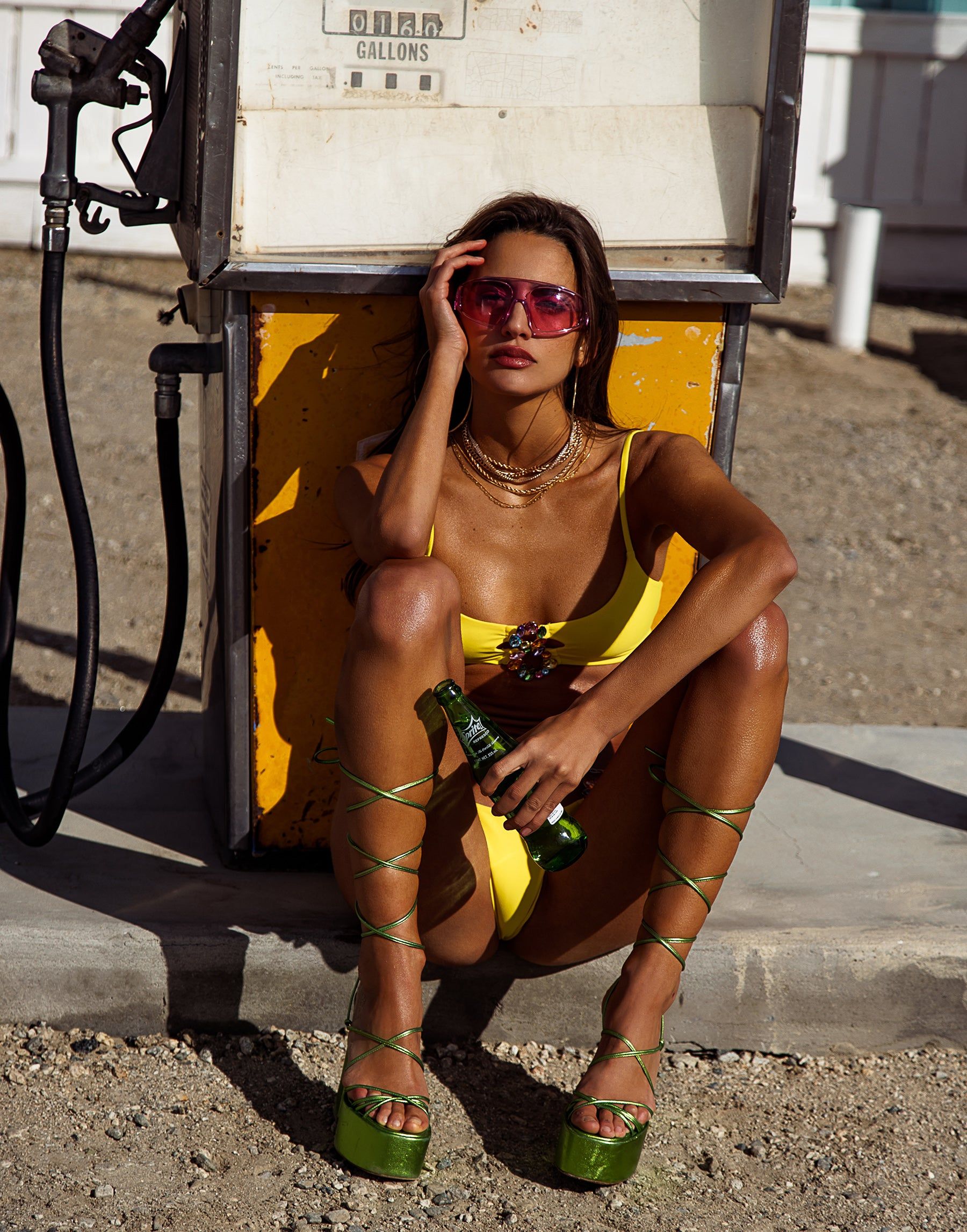 Charlie Bralette Top - Amarillis Yellow sold by Beach Bunny product image thumbnail 12