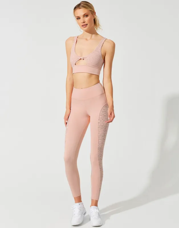 Niko Sports Bra - Pink Leopard sold by Beach Bunny