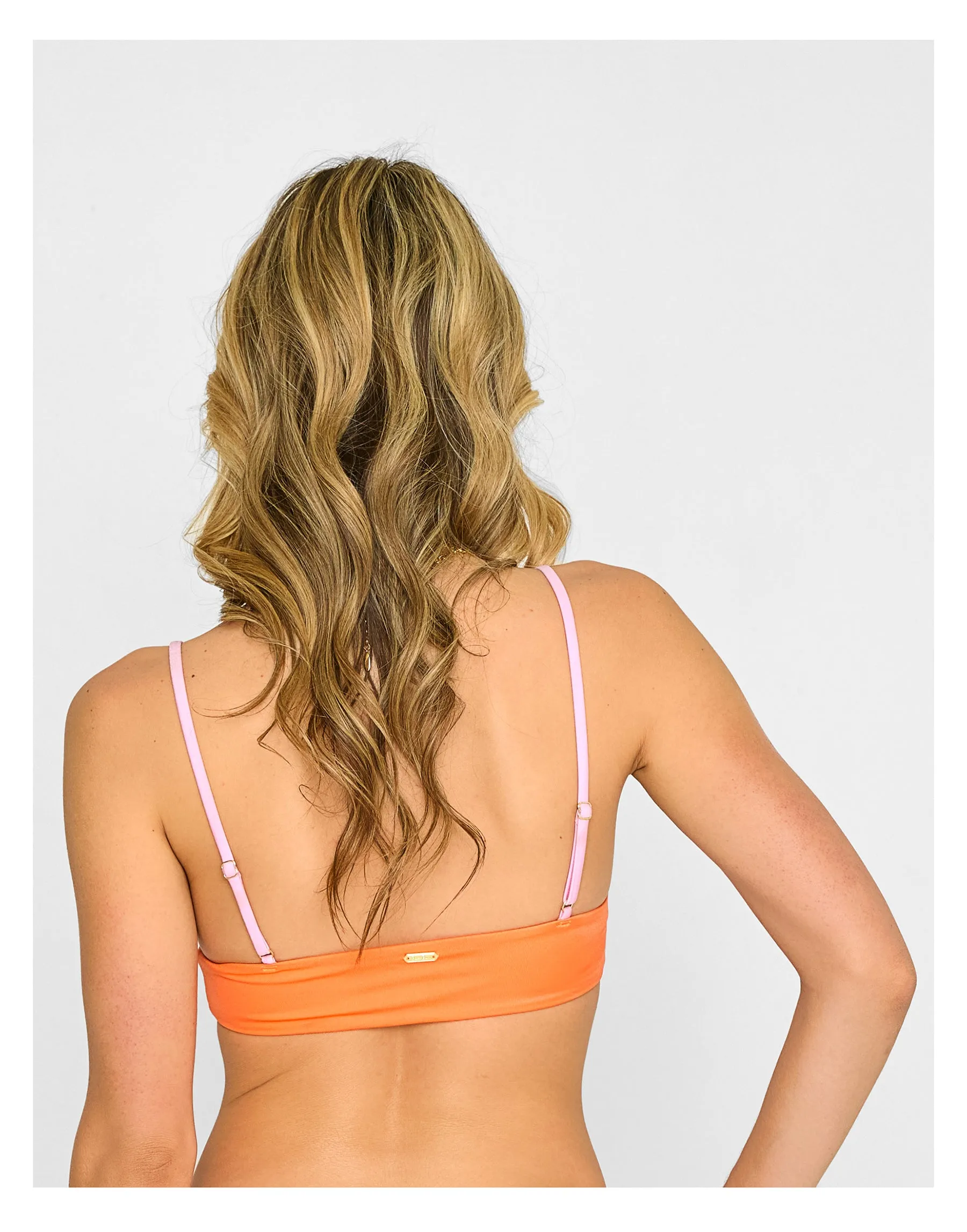 Lilly Bralette Top - Sunset Hibiscus sold by Beach Bunny product image thumbnail 3
