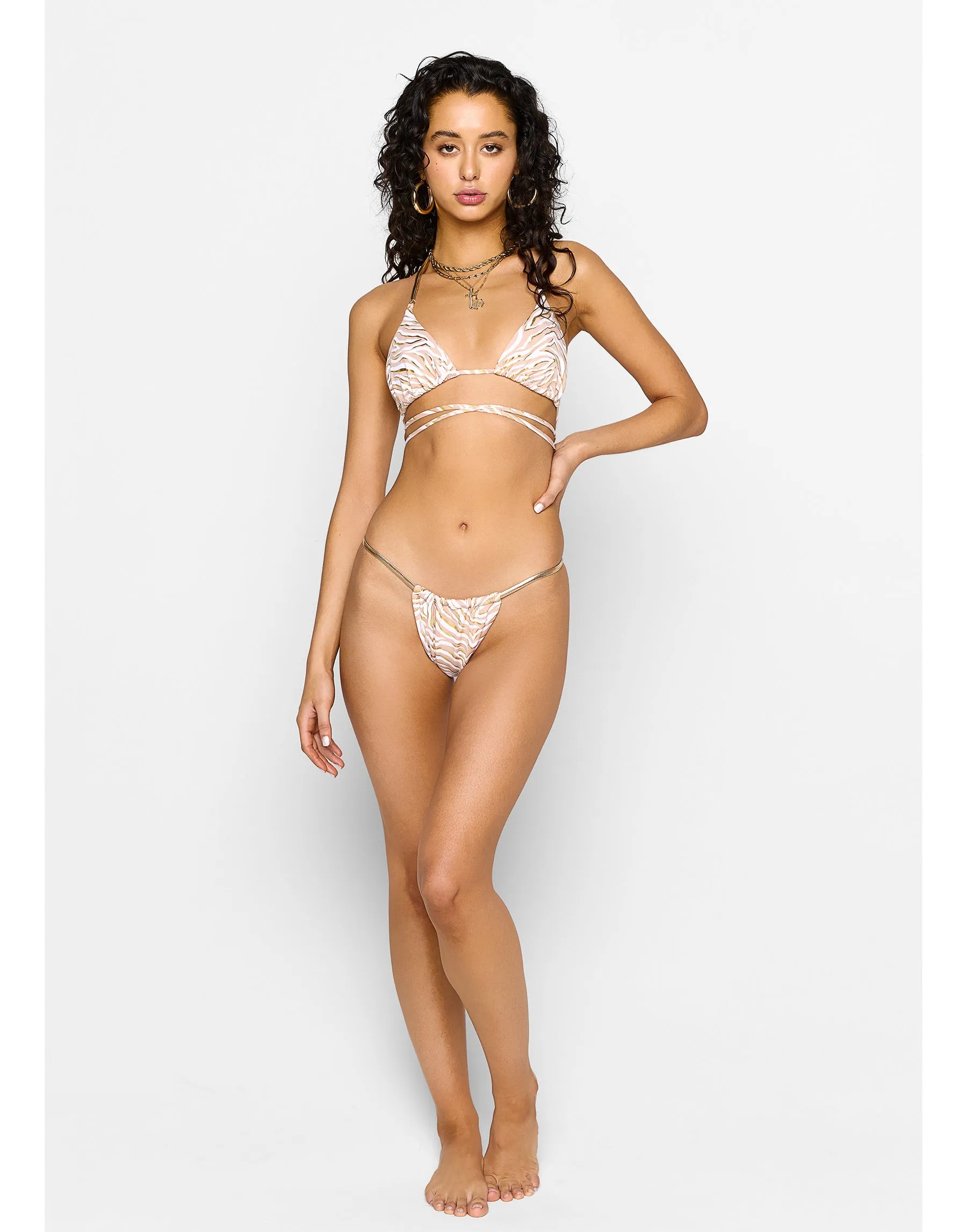 Abbie Tango Bottom - Nude/Ivory sold by Beach Bunny product image thumbnail 2