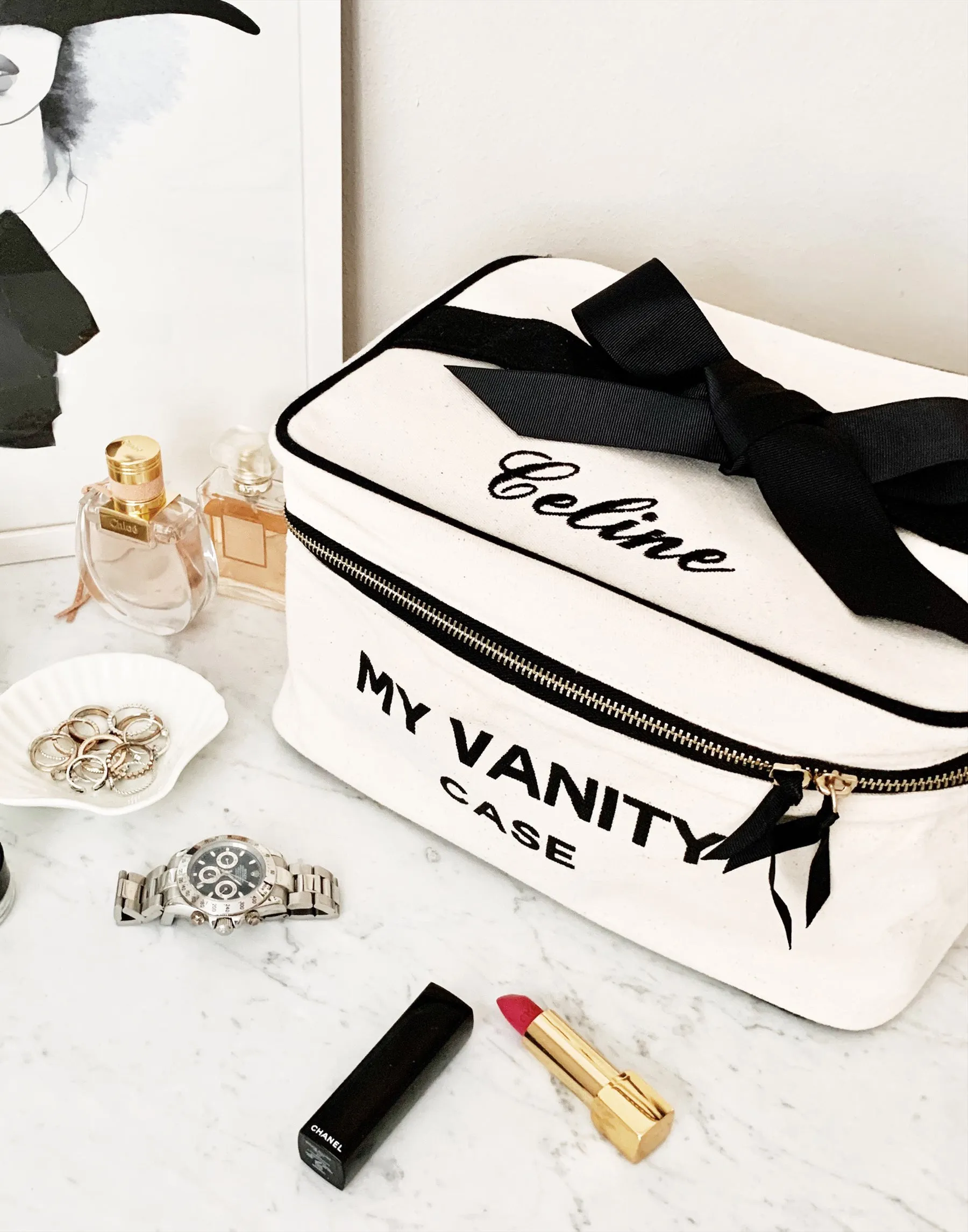 My Vanity Case by Bag-all - White sold by Beach Bunny product image thumbnail 2
