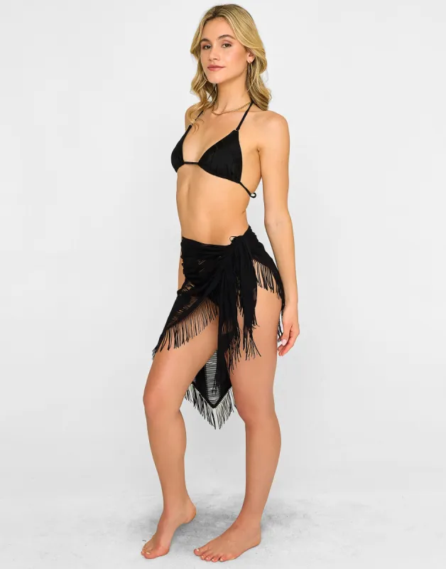 Haute Summer Short Pareo - Black sold by Beach Bunny